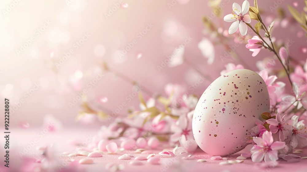 pink easter eggs with flowers pink easter eggs with flowers