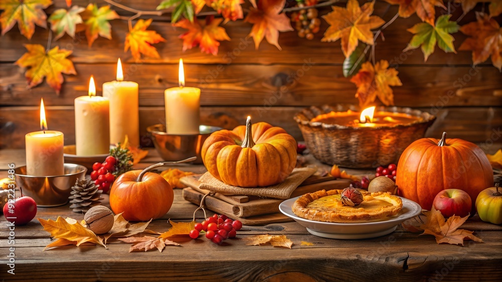 Rustic Thanksgiving Table Setting. Perfect for: Thanksgiving, Autumn, Family Gatherings Rustic Thanksgiving Table Setting. Perfect for: Thanksgiving, Autumn, Family Gatherings