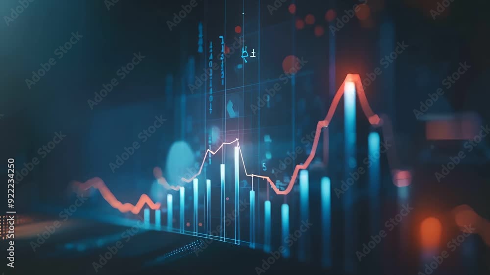 Market chart of business increase stock graph or investment financial data profit on growth money diagram background with success diagram exchange information Market chart of business increase stock graph or investment financial data profit on growth money diagram background with success diagram exchange information