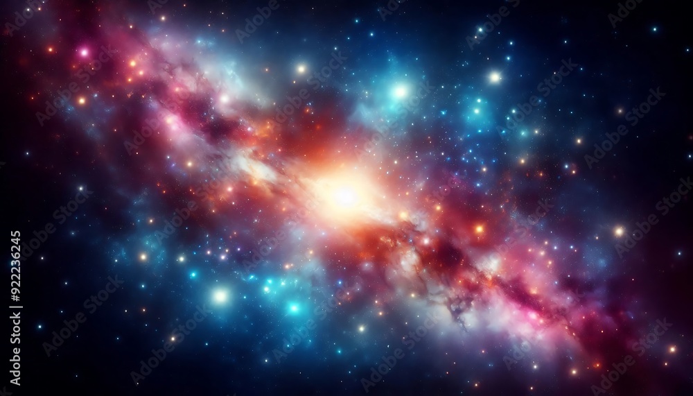Obraz premium Space background