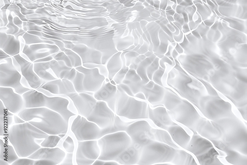 White transparent water shadow surface texture background