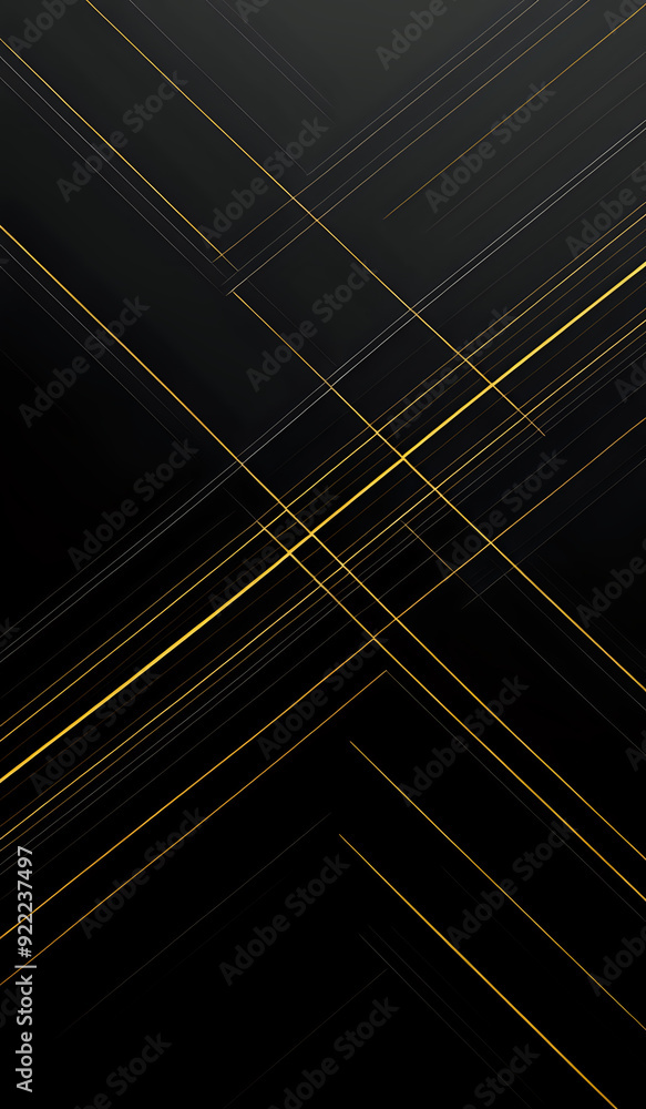 Dark grey background with yellow glowing lines for social media post, business, advertising events Dark grey background with yellow glowing lines for social media post, business, advertising events