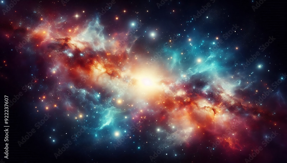 Fototapeta premium Space background