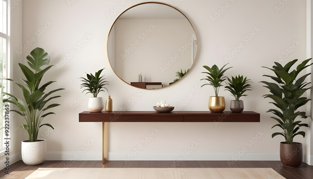 Photo interior modern design room 3d illustration Photo interior modern design room 3d illustration