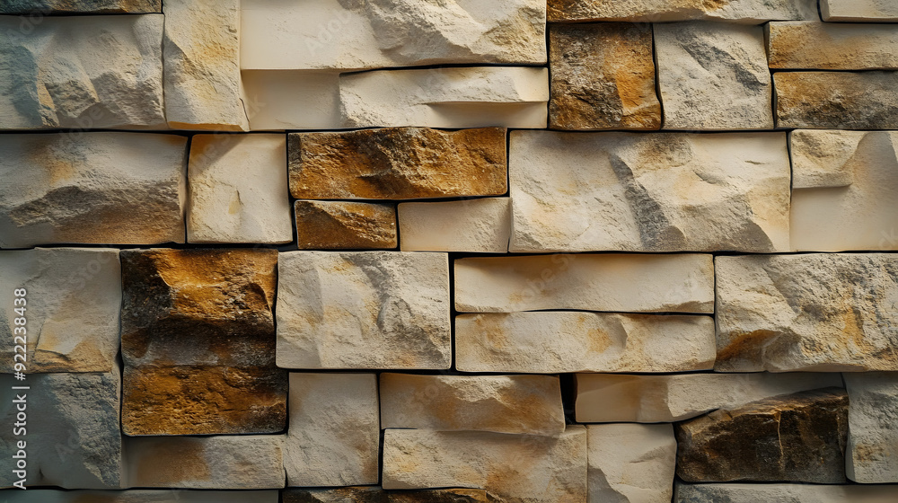A wall made of stone with a brownish color A wall made of stone with a brownish color
