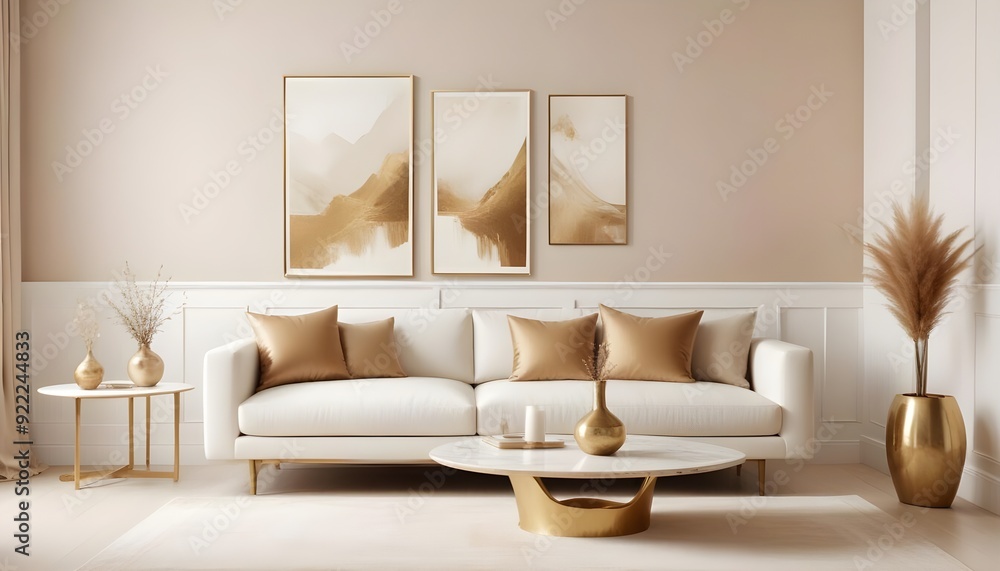 Photo interior modern design room 3d illustration Photo interior modern design room 3d illustration