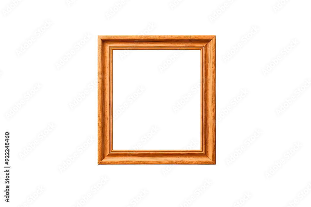 Elegant wooden photo frame isolated on a black background, perfect for showcasing art or photography with timeless appeal. Elegant wooden photo frame isolated on a black background, perfect for showcasing art or photography with timeless appeal.