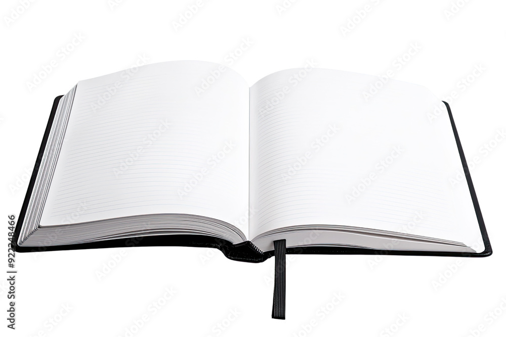 An open notebook with blank pages ready for notes, sketches, or ideas. Ideal for creativity and organization. An open notebook with blank pages ready for notes, sketches, or ideas. Ideal for creativity and organization.