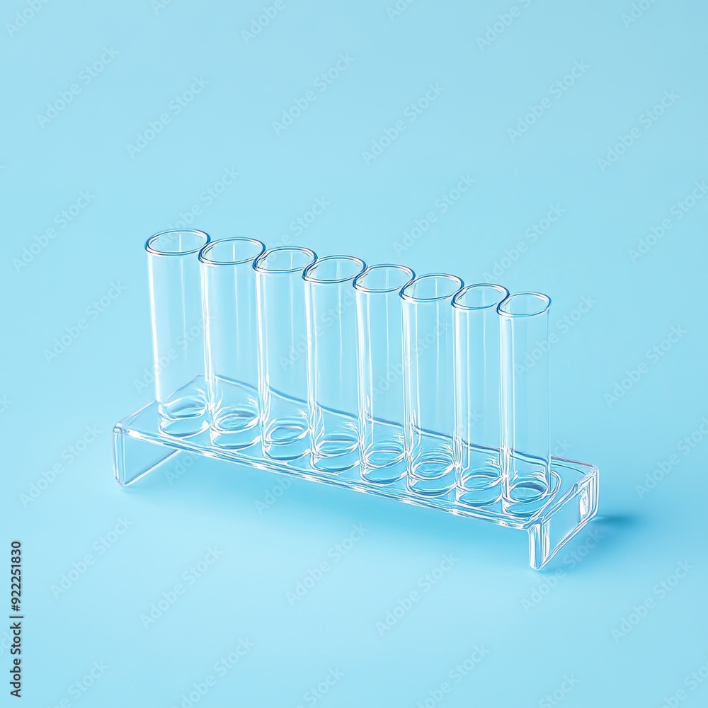 Test Tube Rack of Science Experiment Equipment Test Tube Rack of Science Experiment Equipment