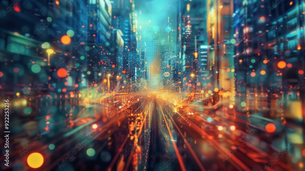 Obraz premium background of lights