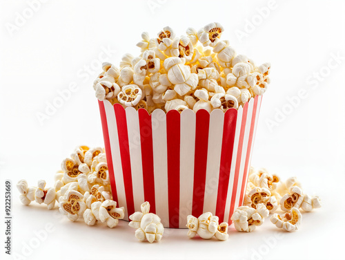 Classic Popcorn in Red and White Striped Box
