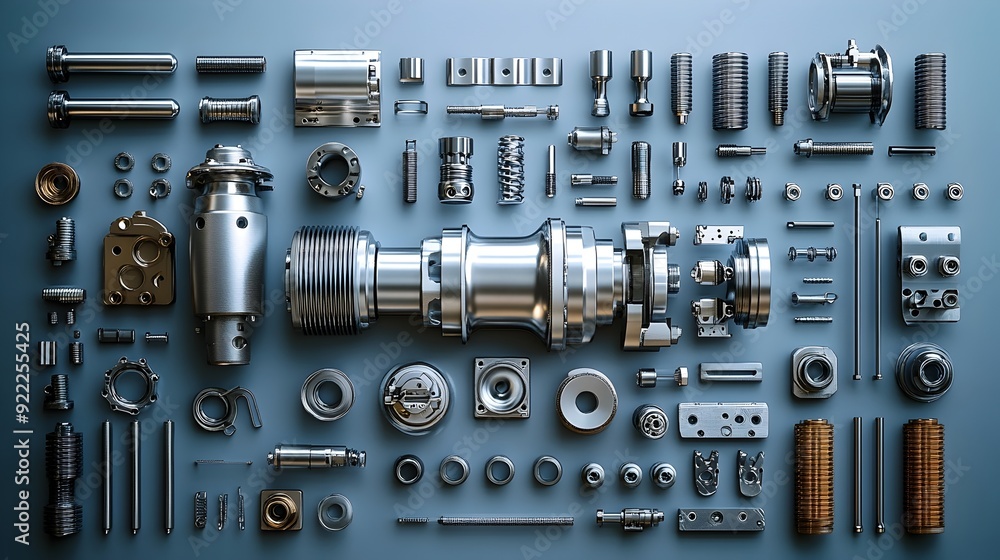 Meticulously Arranged Engine Components Precision Engineered Mechanical Parts Industrial Blueprint Aesthetic Meticulously Arranged Engine Components Precision Engineered Mechanical Parts Industrial Blueprint Aesthetic