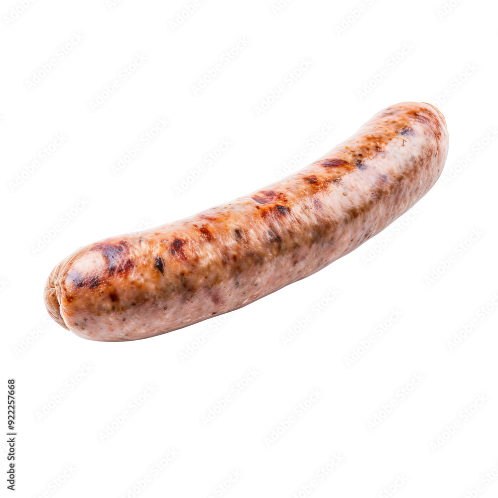 Isolated Cumberland Sausage with Grilled Texture Without Background. Isolated Cumberland Sausage with Grilled Texture Without Background.