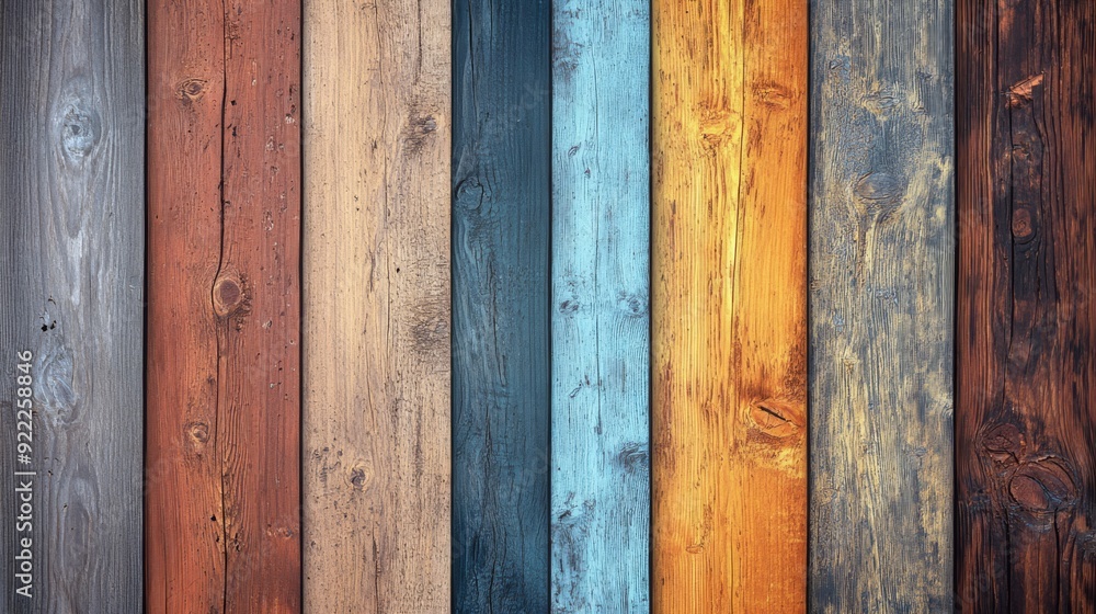 Colorful Rustic Wooden Texture Background Colorful Rustic Wooden Texture Background