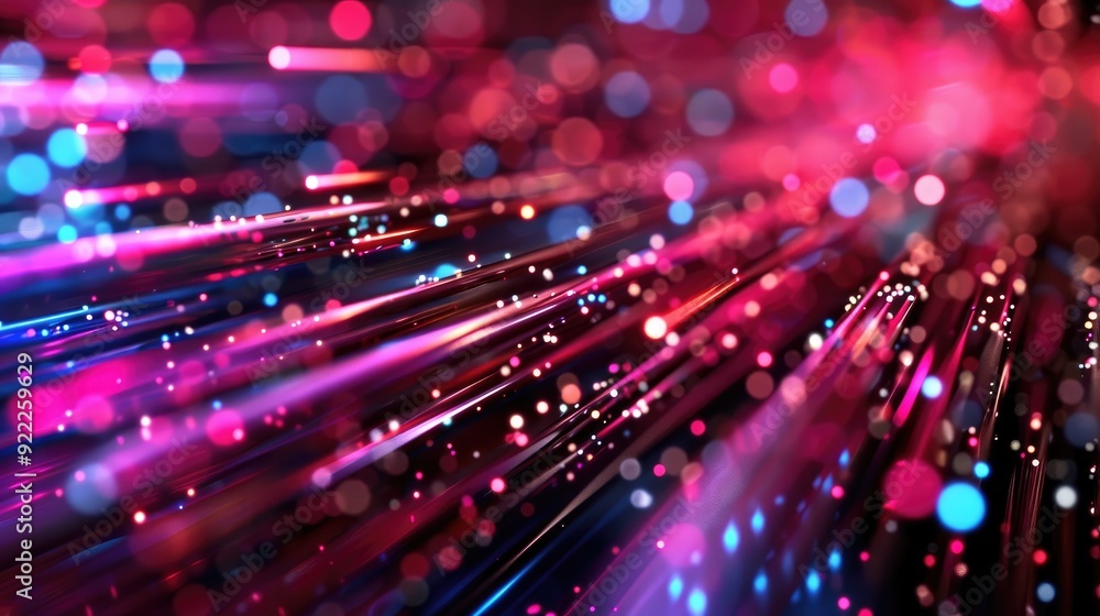 Fototapeta premium Abstract background with vivid neon highlights