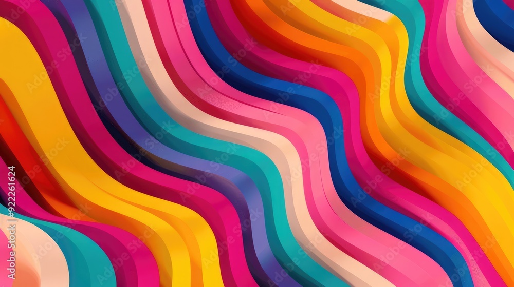 Abstract background with 60s mod colors Abstract background with 60s mod colors