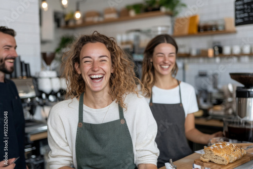 two people in cafe