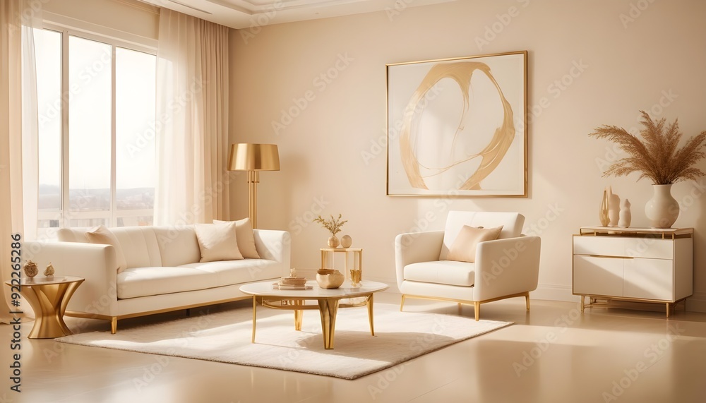 Photo interior modern design room 3d illustration Photo interior modern design room 3d illustration