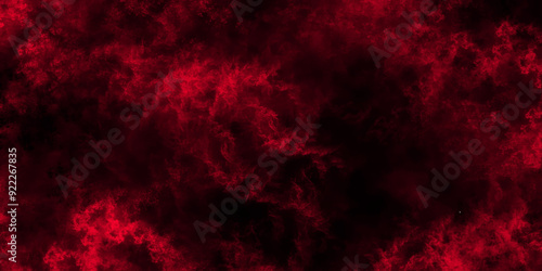 Abstract background with Scary Red and black horror background. Textured Smoke. Old vintage retro red background texture. Abstract Watercolor red grunge background painting. vector illustration.