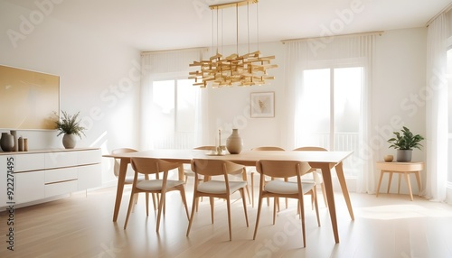 Photo interior modern design room 3d illustration