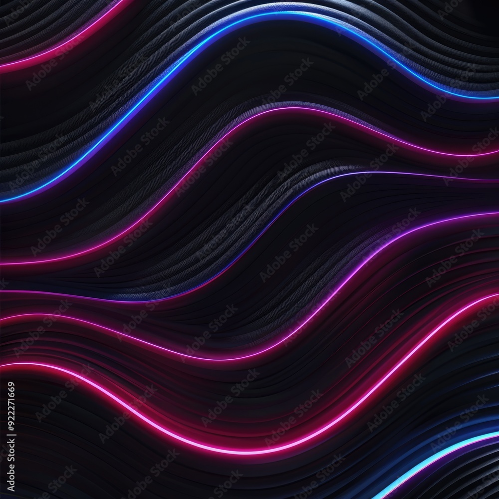 Fototapeta premium Abstract neon light lines background. Glowing led light line beam collection. Bright luminous fluorescent bar stick lines, Wall background.