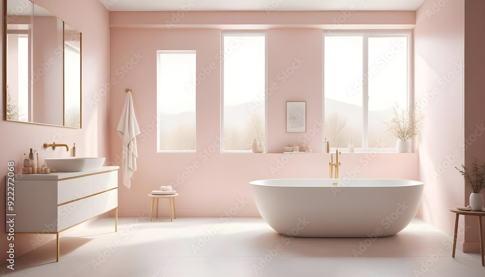 Photo interior modern design room 3d illustration Photo interior modern design room 3d illustration