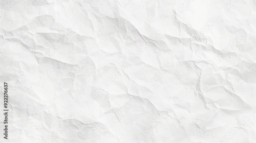 Crumpled White Paper Texture Crumpled White Paper Texture