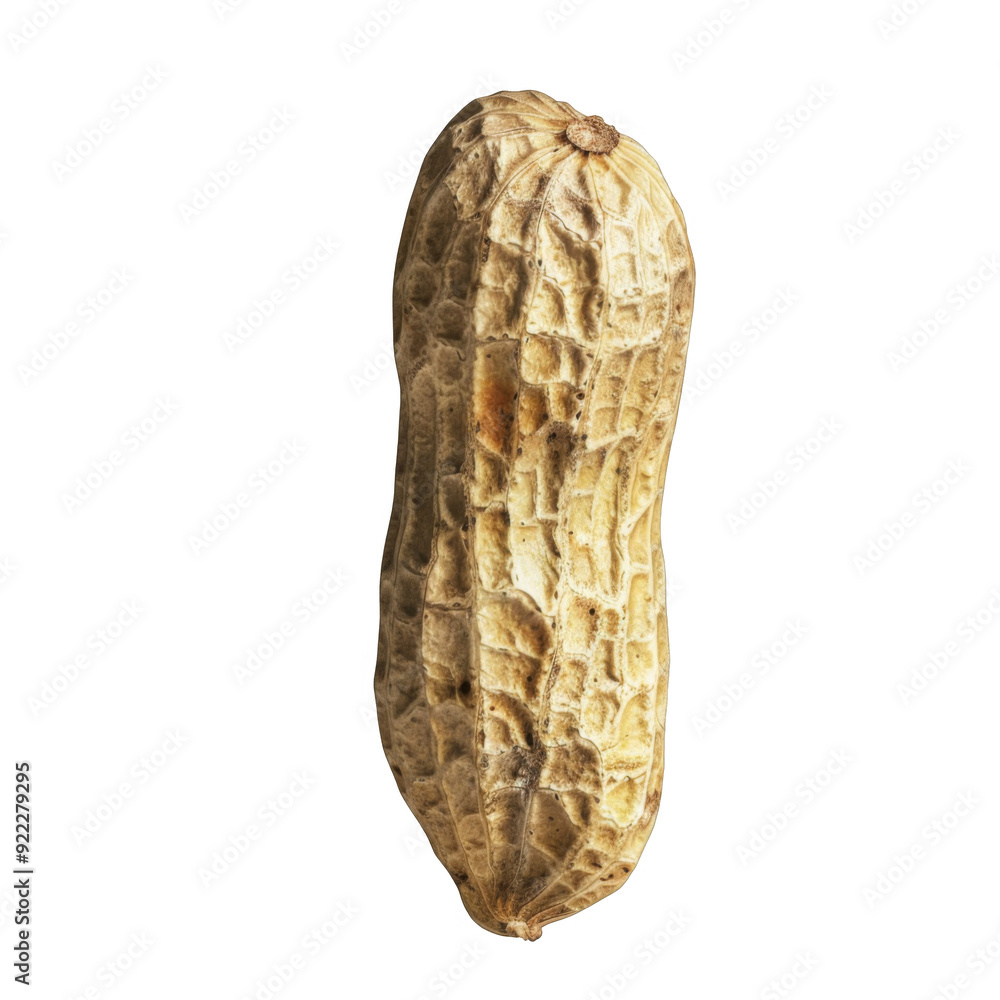 Single Peanut in Shell Isolated on Transparent Background Single Peanut in Shell Isolated on Transparent Background