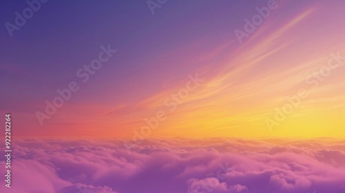 Sunset Above the Clouds