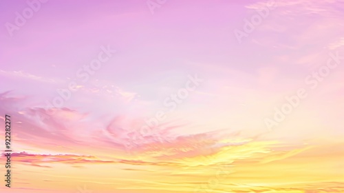 Pastel Sunset Sky