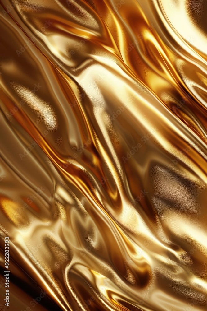 Gold texture used as background. Shiny golden yellow crumpled metallic foil repeat pattern. Modern abstract luxury gilded age wallpaper. Gold texture used as background. Shiny golden yellow crumpled metallic foil repeat pattern. Modern abstract luxury gilded age wallpaper.