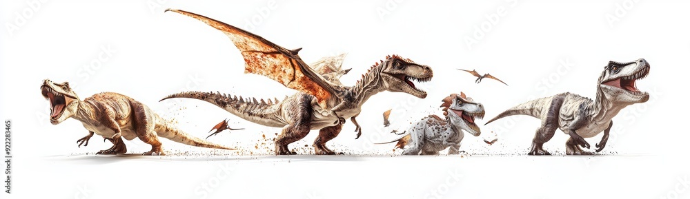 Transparent background with dinosaurs isolated. Transparent background with dinosaurs isolated.