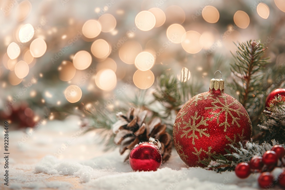 A christmas postcard copy space A christmas postcard copy space