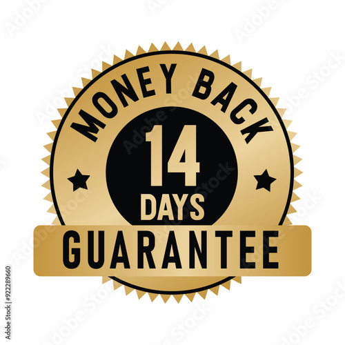 14 Days Money Back Guarantee | Money Back | Icon | Vector
