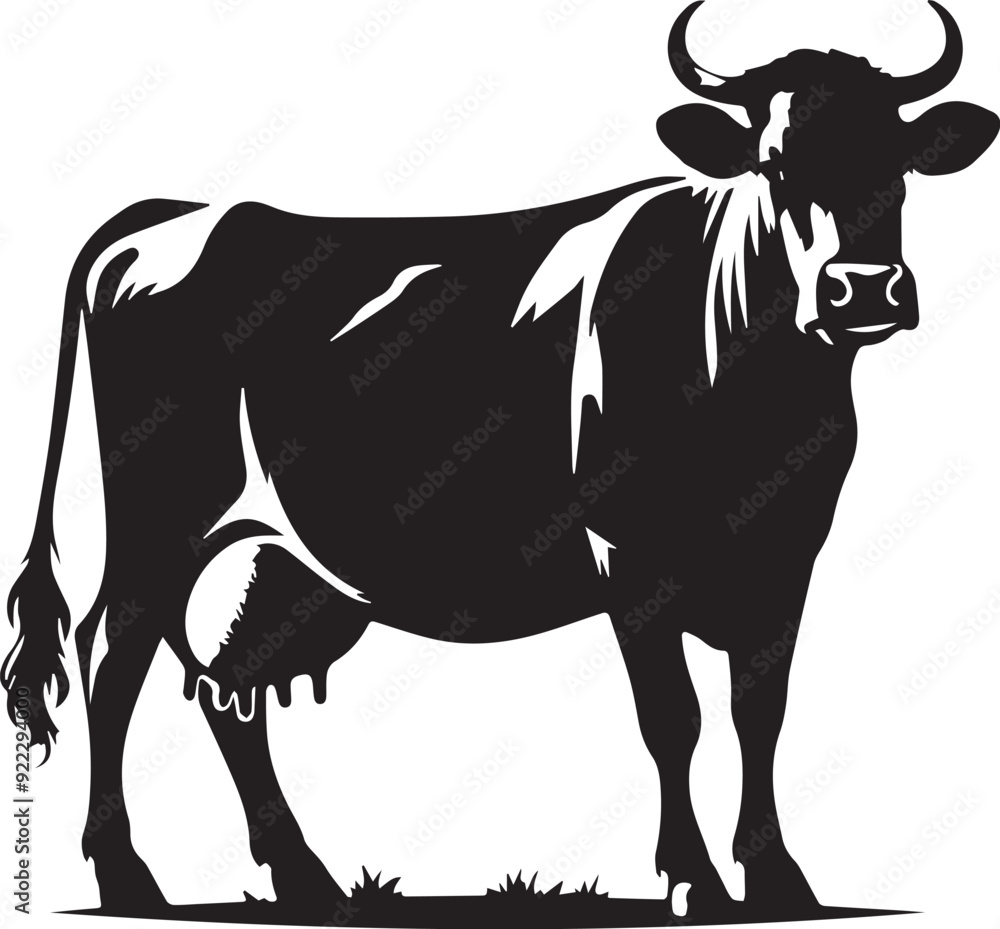 black and white cow black and white cow
