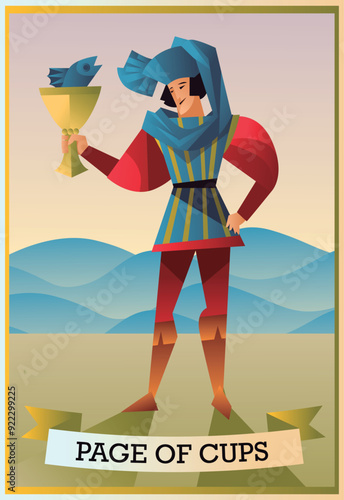 page of cups minor arcana tarot cards