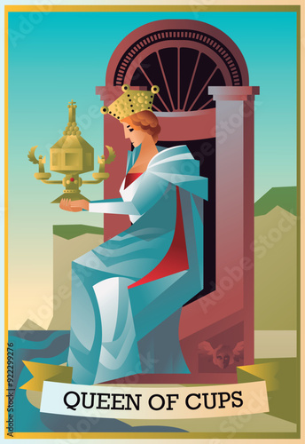 queen of cups minor arcana tarot cards