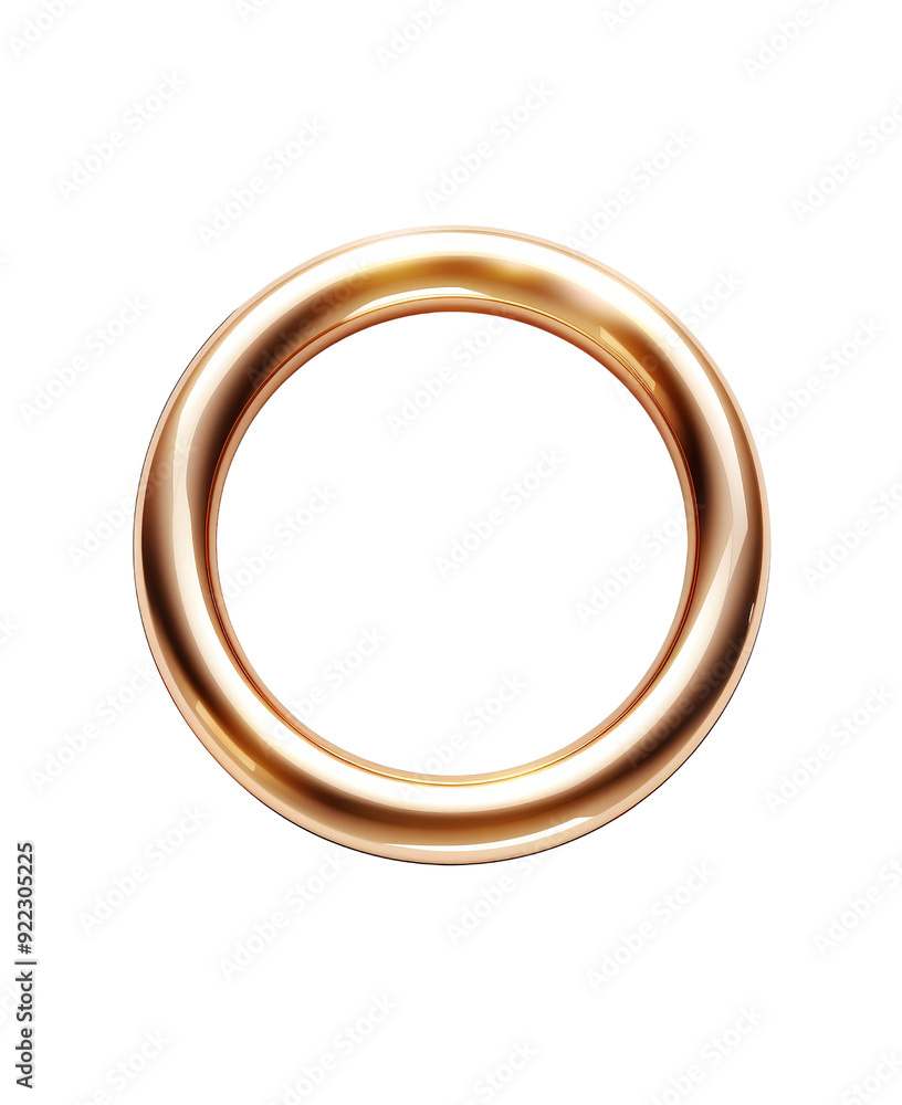 Isolated Elegant Golden Oval Decorative Frame Without Background. Isolated Elegant Golden Oval Decorative Frame Without Background.