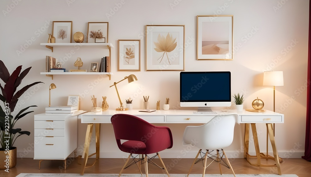 Photo interior modern design room 3d illustration Photo interior modern design room 3d illustration