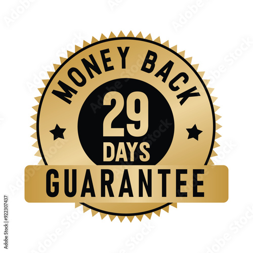 29 Days Money Back Guarantee | Money Back | Icon | Vector