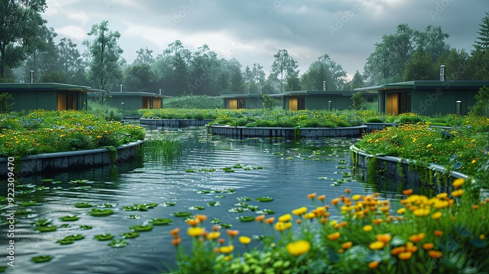Fototapeta premium pond in the park