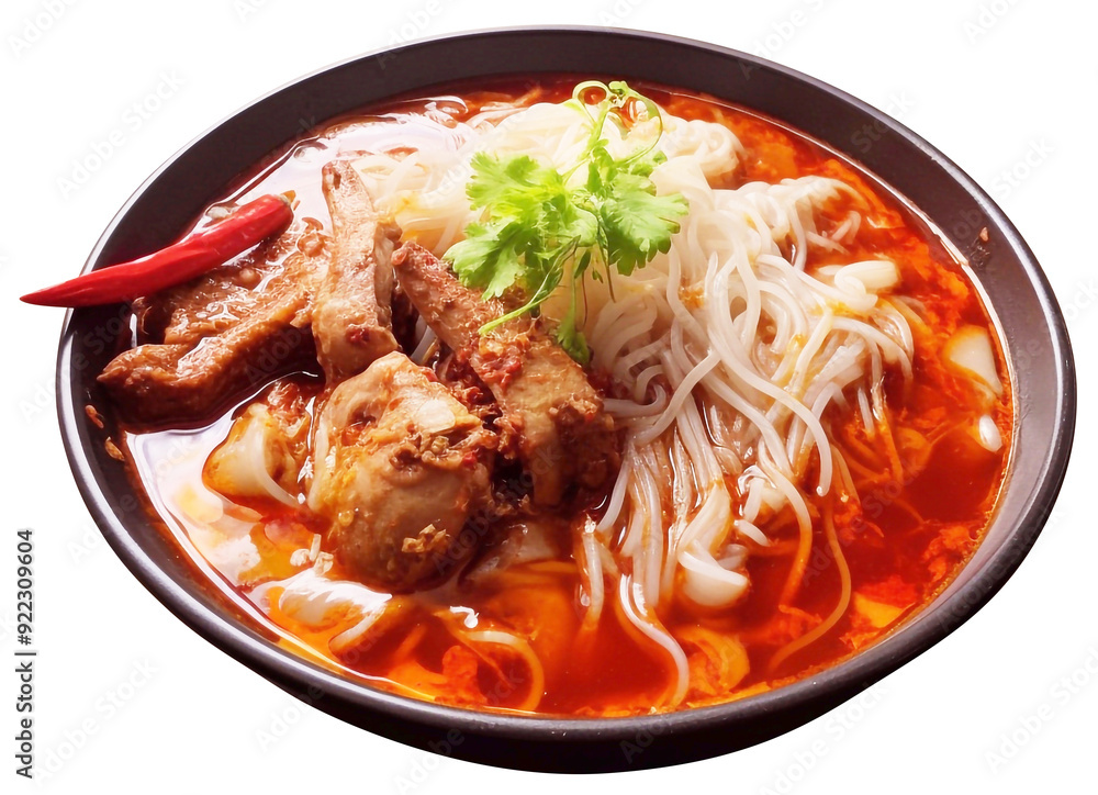 spicy noodles, noodle, Beef noodle soup, delicious, pork noodle soup, Asian food, isolated background. spicy noodles, noodle, Beef noodle soup, delicious, pork noodle soup, Asian food, isolated background.