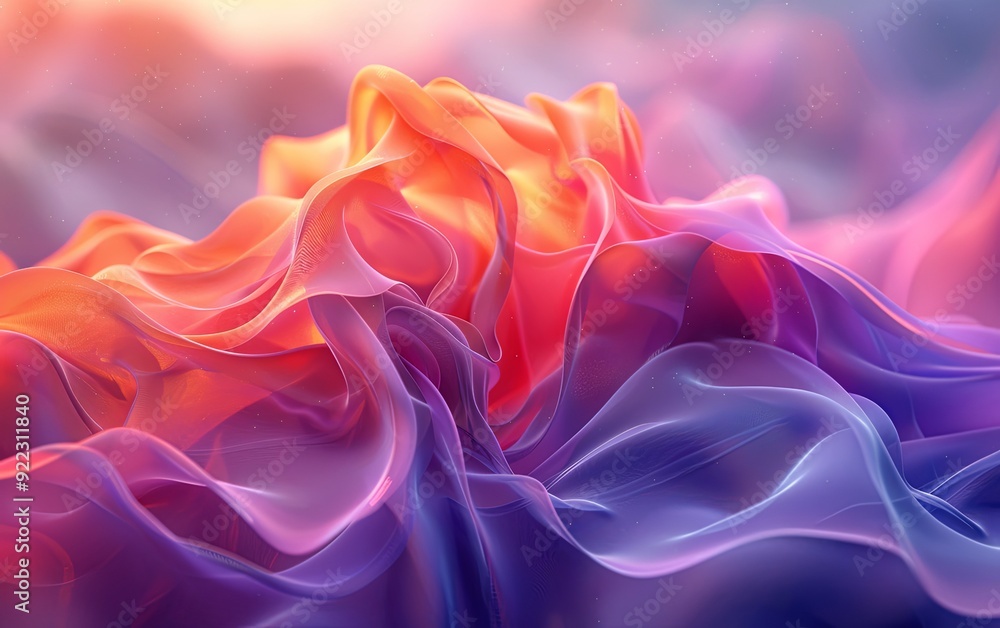 Obraz premium Colorful abstract background with flowing