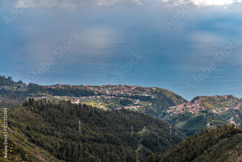 Landscape around Rabacal and Levada do Risco on the island of Madeira photo