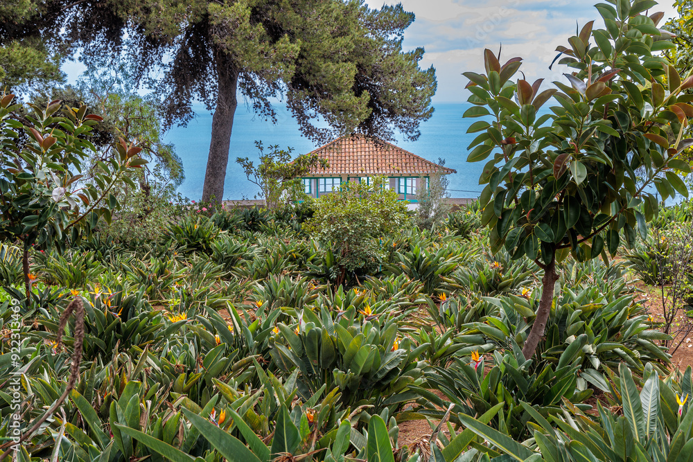 Quinta Splendida Botanical Garden on the island of Madeira