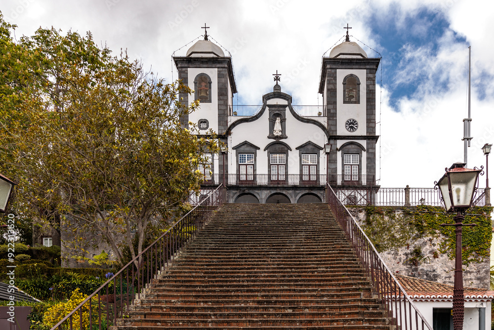 Church of the Igreja de Nossa Senhora do Monte in Funchal on the island of Madeira Church of the Igreja de Nossa Senhora do Monte in Funchal on the island of Madeira