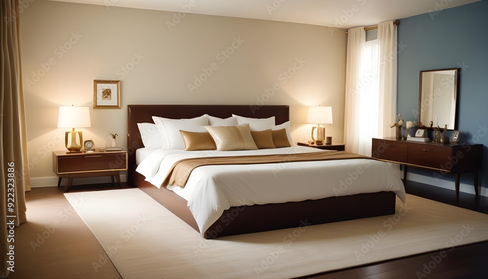 Photo interior modern design room 3d illustration Photo interior modern design room 3d illustration