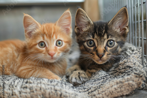 Adorable Kittens Looking at Camera - Cute Cat Portraits