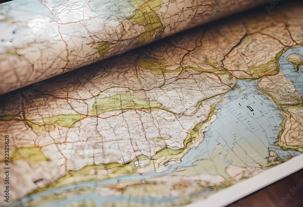 Obraz premium Ancient map of the world