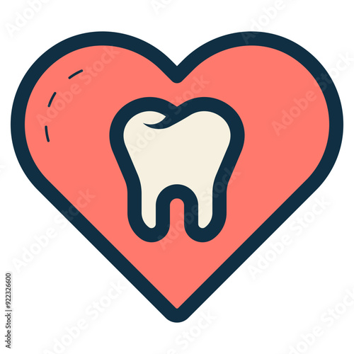 dental care love icon
